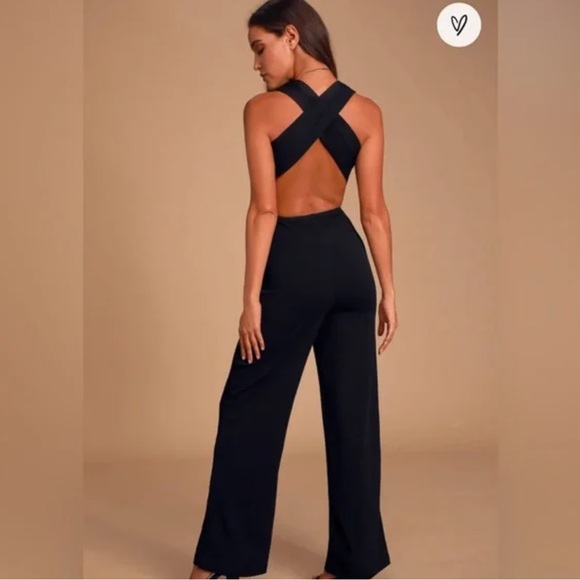 Thinking Out Loud black Backless Jumpsuit
Lulus - Picture 2 of 5
